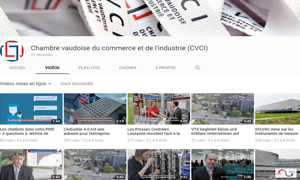La Chaîne youtube de la CVCI