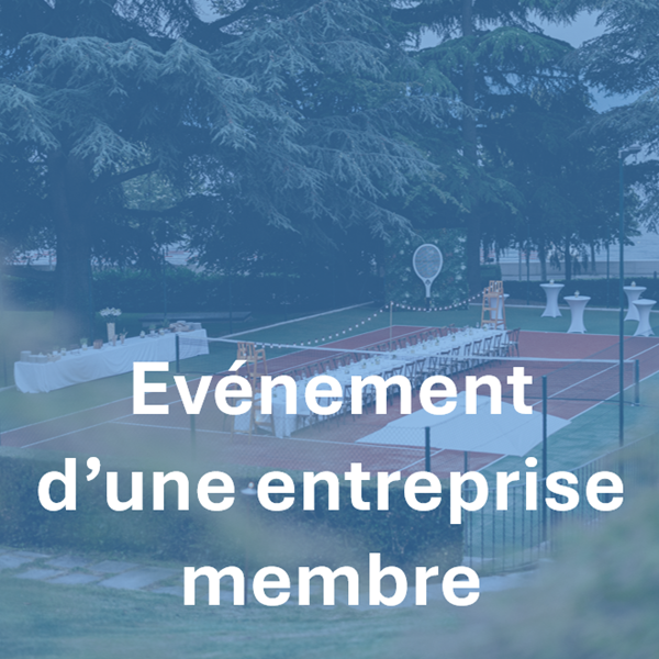 Dîner élégance sur le court