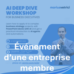 Atelier “AI Deep Dive” pour dirigeants d’entreprise