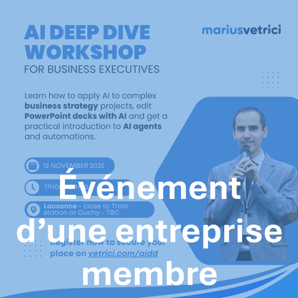 Atelier “AI Deep Dive” pour dirigeants d’entreprise
